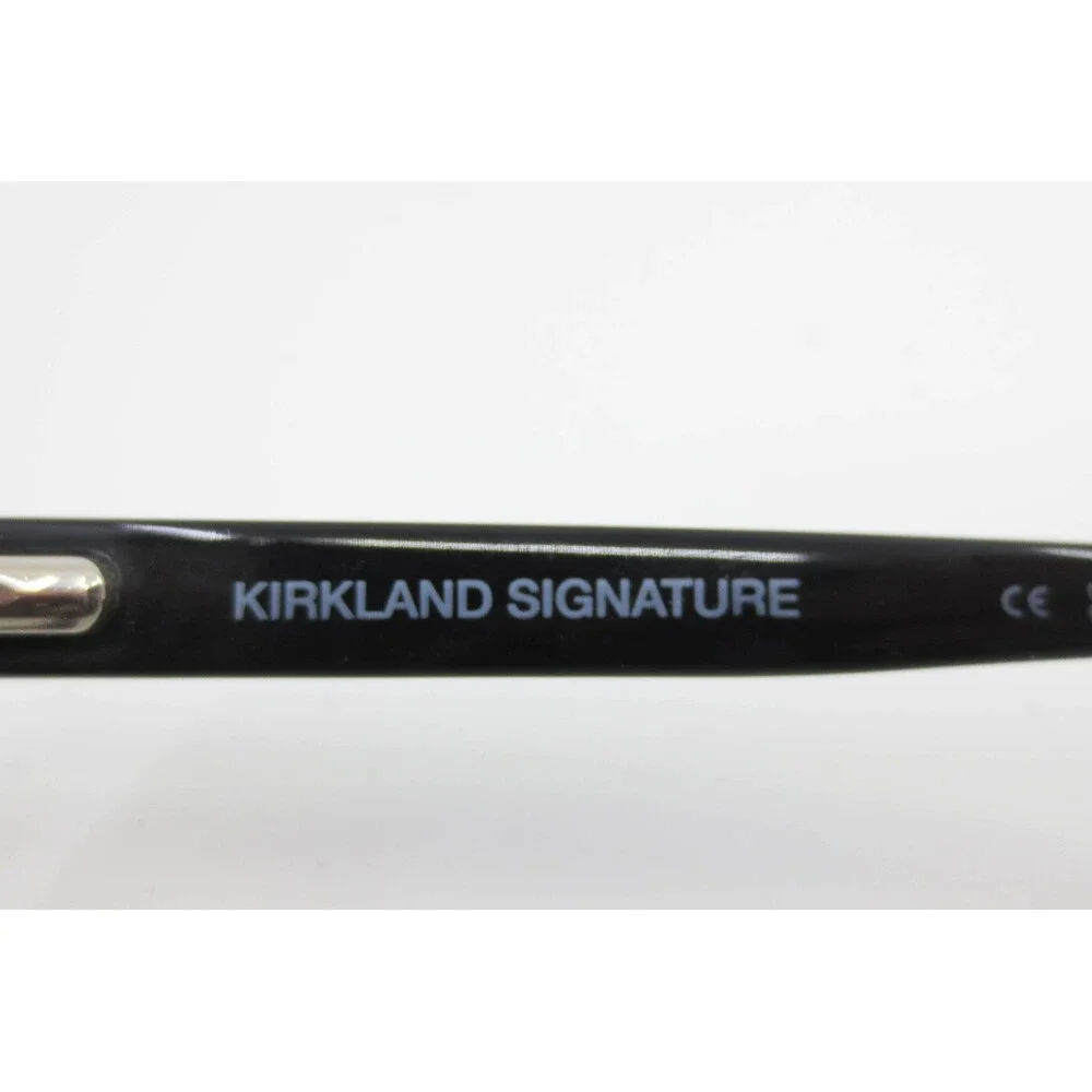 Kirkland Signature KS 474 Gole C01 Black Eyeglasses Frames 54-17-135 Gold Trim